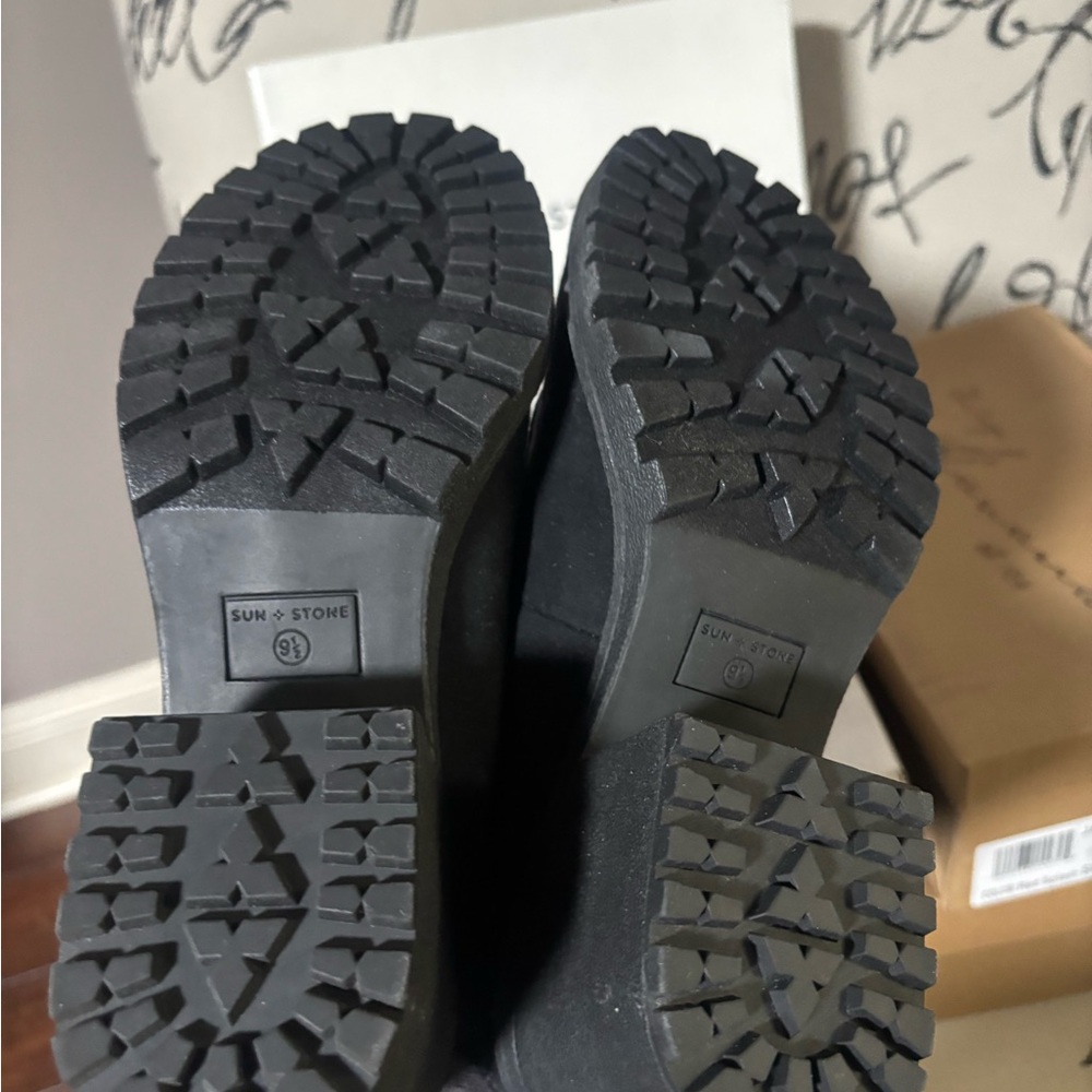 Sun + Stone Maycee Lug Sole Loafers size 9.5 - Picture 7 of 9